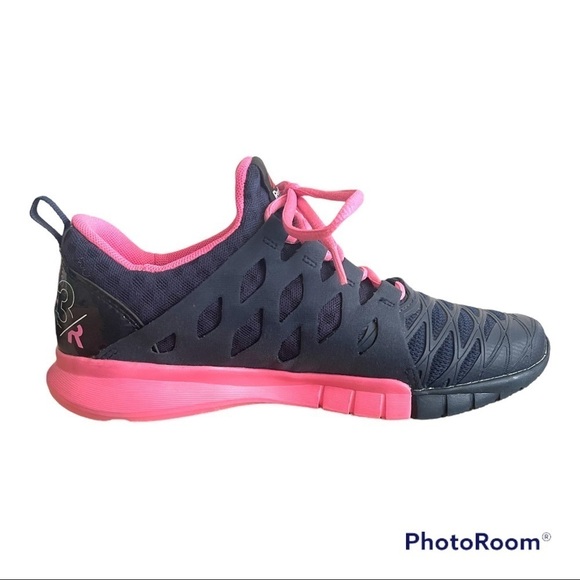 Reebok ZRX Tr Blue/Pink Trainers Fitness sneakers 7 - Picture 3 of 8